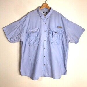 Columbia sportswear mens vented performance fishing lightweight shirt size 3XL